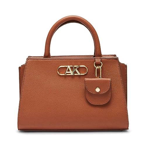 Image of Anne Klein Convertible Mini Satchel with Bevel Logo
