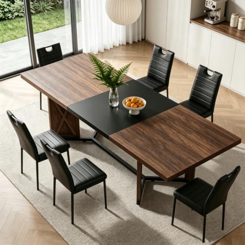 DalyLuxa 78.7 Inch Rectangular Dining Set