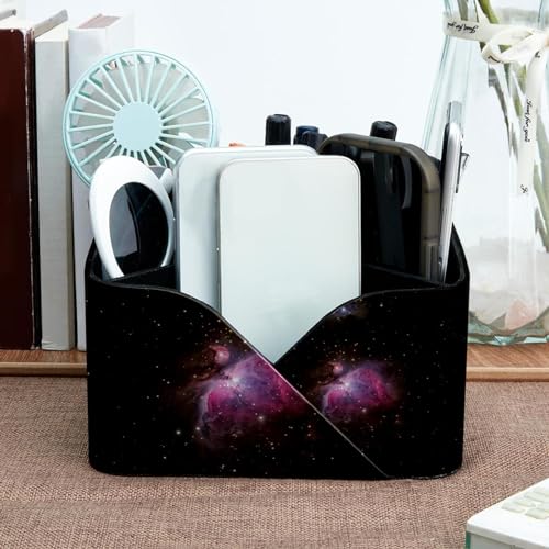Fournitures de bureau pot de rangement galaxie avec compartiment - 7