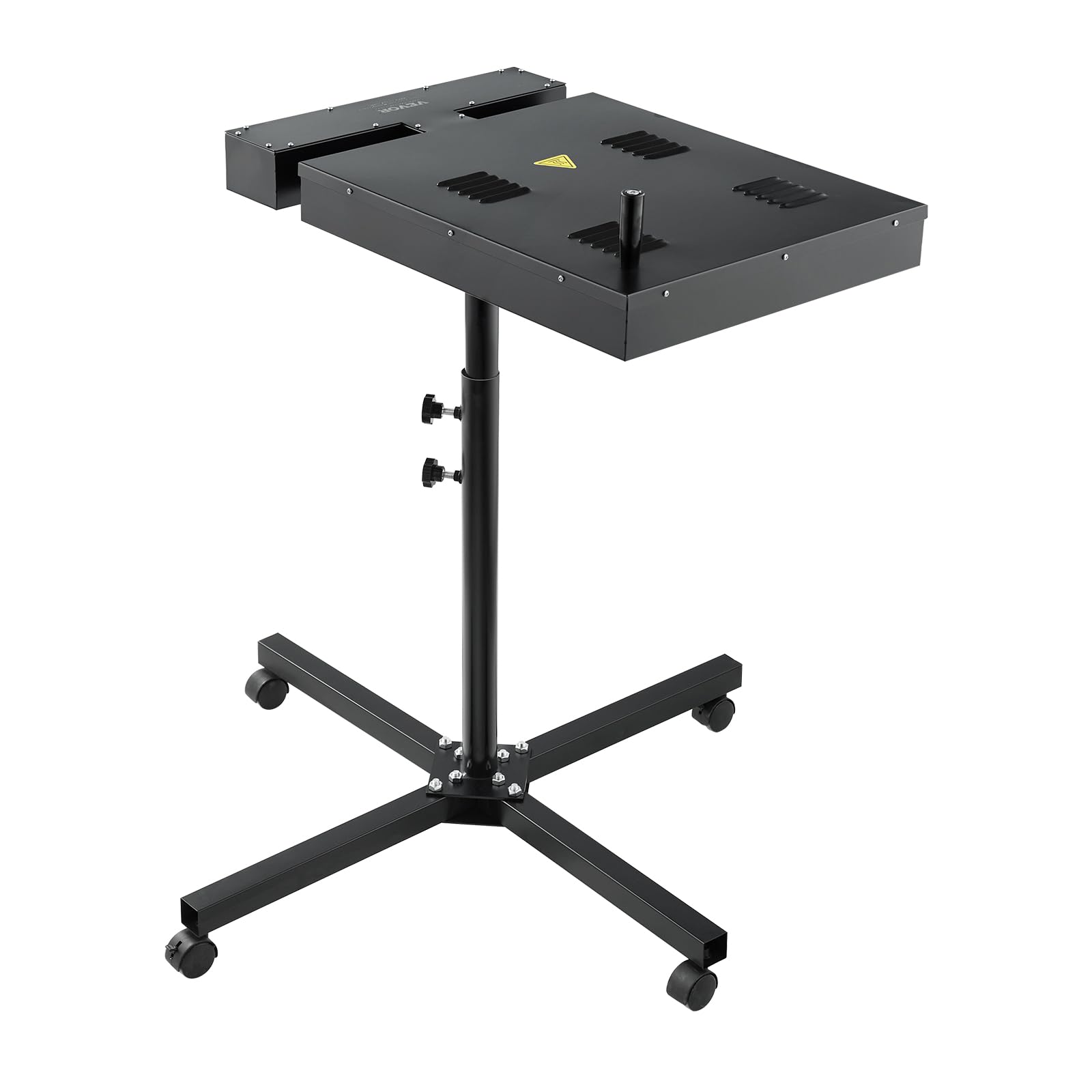 VEVOR Essiccatore Flash, Essiccatore 16 x 16 Pollici per Serigrafia, Essiccatore per Serigrafia ad Alta Potenza Regolabile in Altezza, Rotazione a 360°, Base a Forma di X, in Acciaio