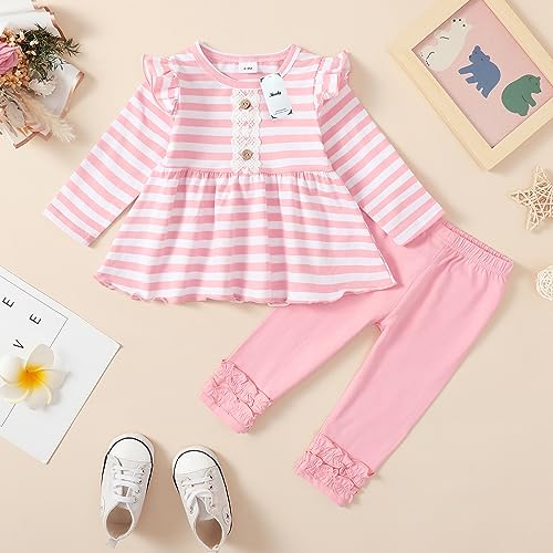Image of Baby Girl Clothes Infant Toddler Clothes Fall Winter Outfit Clothing Set