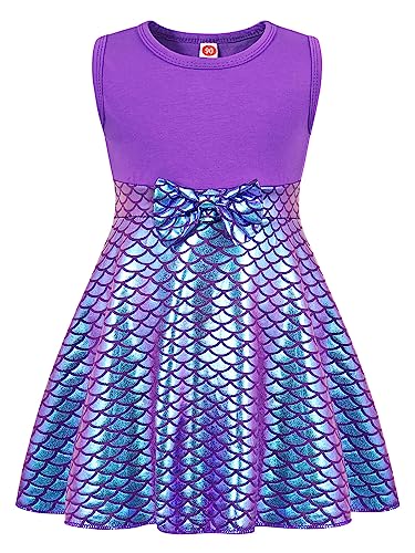 HenzWorld Little Girls Mermaid Princess Dress
