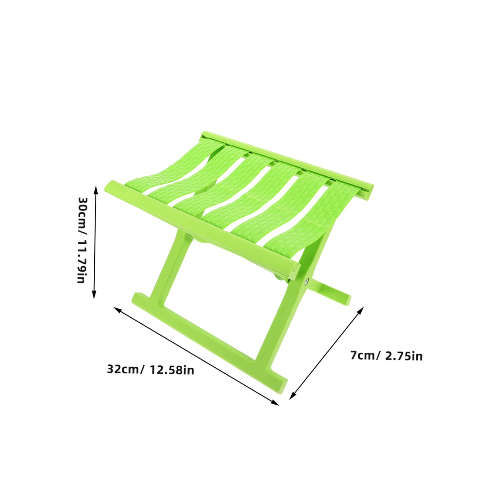 SUPVOX Portable Folding Stool Lightweight Compact Outdoor Chair for Camping Gardening Fishing BBQ and Hiking Ergonomic Design for Comfort and Easy Travel
