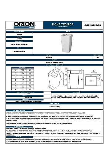 Opiniones de Lavabos de pedestal para comprar online. 17 Imagen adicional