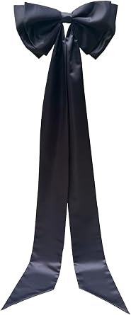 Big Satin Bow Detachable Train Long 67 Wedding Capes Bows for Bride Formal Wedding Dress