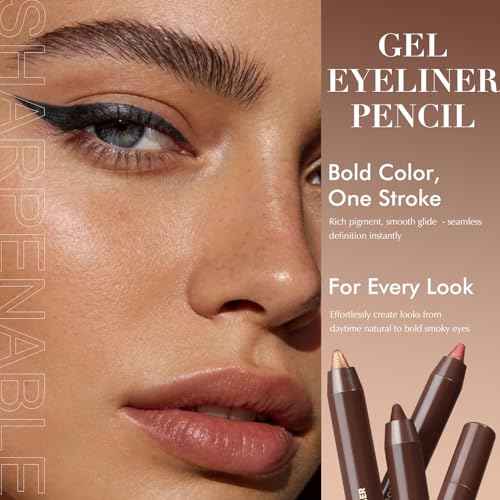 Delineador Gel Gris Negro Resistente al Agua miniatura 3