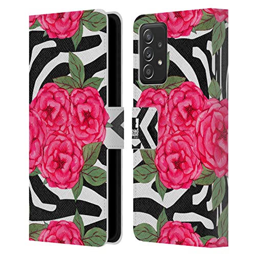 Carcasa de cuero tipo libro compatible con Samsung Galaxy A53 5G funda protectora de móvil