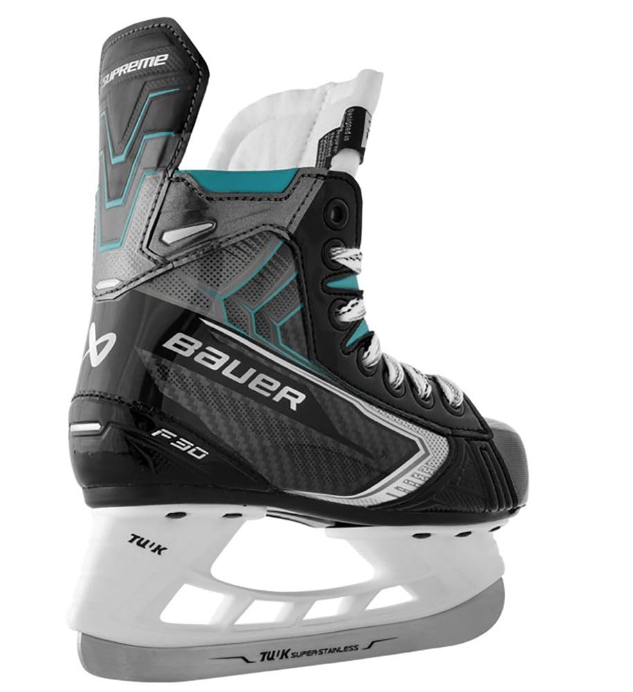 Bauer Supreme F30 Patins de hockey sur glace pour enfants Y11 - Euro 29,5