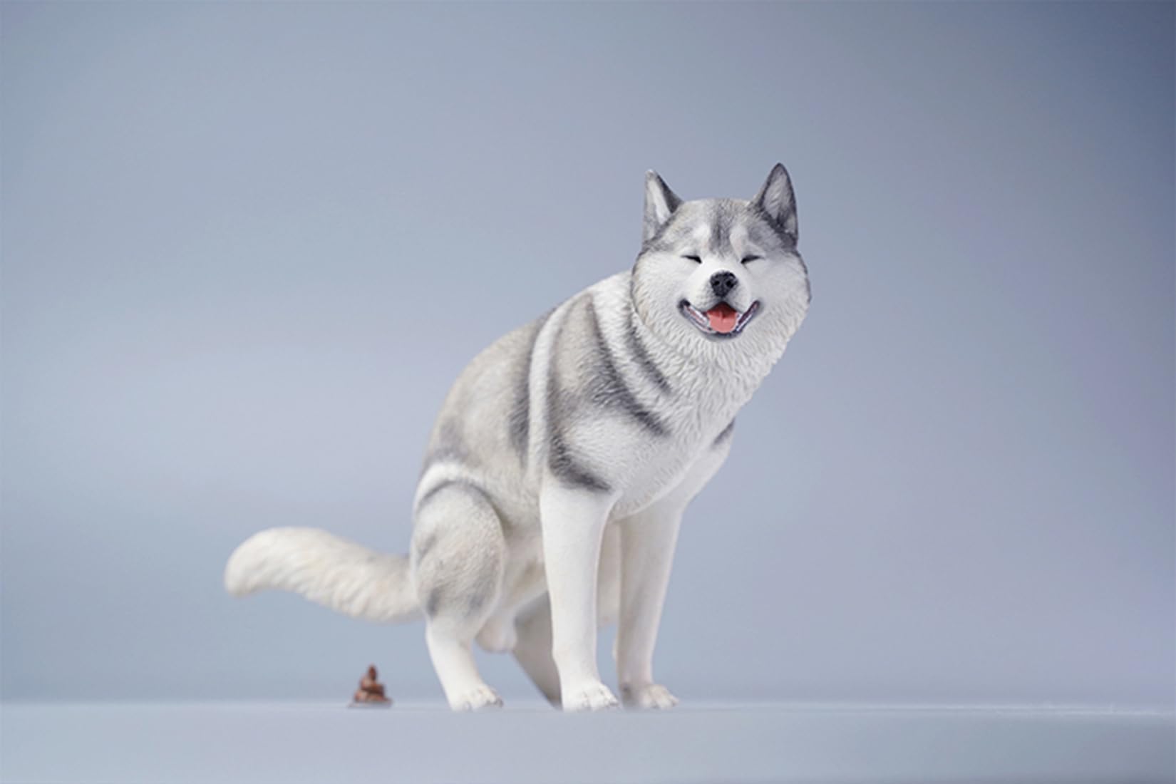 Amazon.co.jp: 1/6 サイズ シベリアン・ハスキー可愛い 滑稽 犬 動物