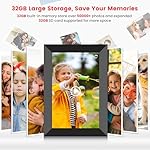 Frameo 10.1 Inch WiFi Digital Picture Frame, Smart Cloud Electronic Photo Frame with HD IPS Touch Screen Slideshow 32GB Memory Auto-Rotate Wall Mount, Share Photos/Videos from Phone by Frameo App - Image 3