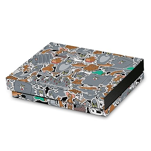Vinyle Xbox One X Tom et Jerry pour Protéger la Console des Rayures et Traces