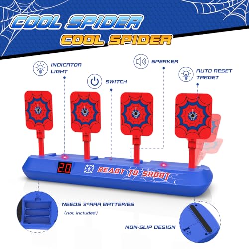Cible Nerf électronique, jeu tir extérieur et jardin pour enfant