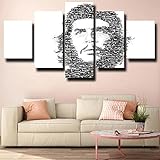 TOPRUN Canvas Wall Art Painting Pictures Soldier Che Guevara Decoration Wall Decor Bathroom Living Room Bedroom Kitchen Framed Ready to Hang