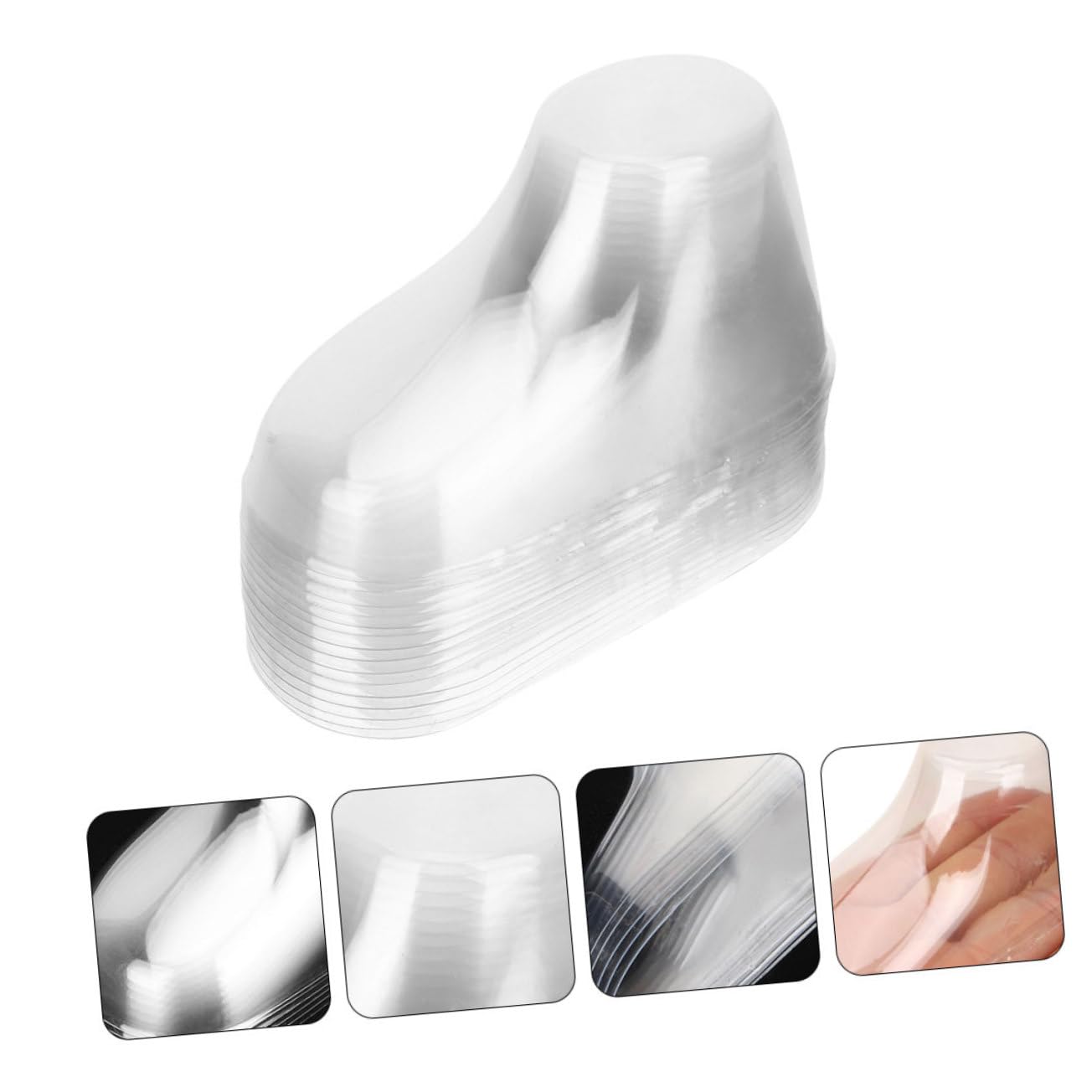 OSOLADY Baby Booties Display Stand 8cm Plastic Toddler Foot Models Shoes Socks Holder for Shop