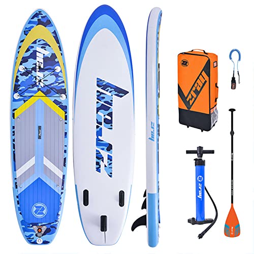 Zray - Stand Up Paddle Gonflable - Planche Sup Rigide - Technologie Droptitch Double Couche - 4...