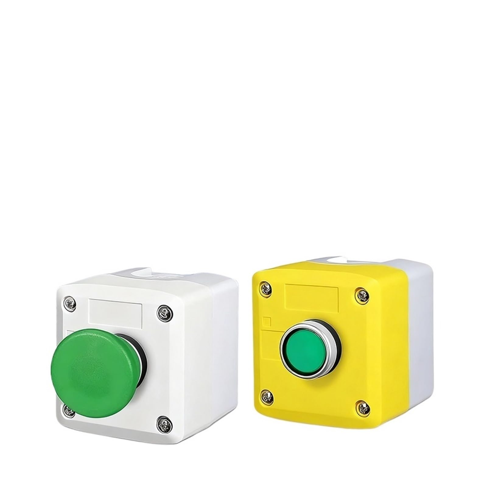 Bouton poussoir momentané à réinitialisation automatique, trou 1P, démarrage/arrêt