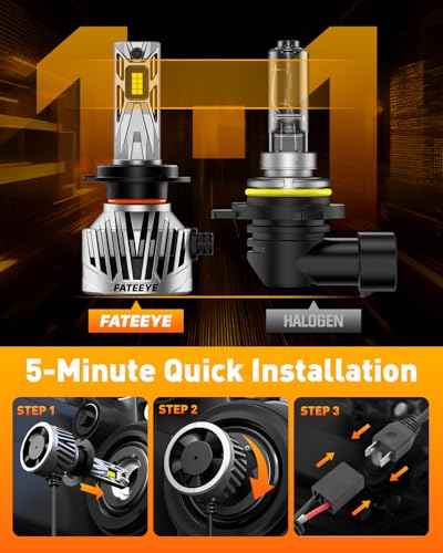 Image of ๐๐ณ Fog light Bulb - 60000LM Super Bright Bulb with Fan, 130W No Adapter Required, 6500K White, Pack of 2