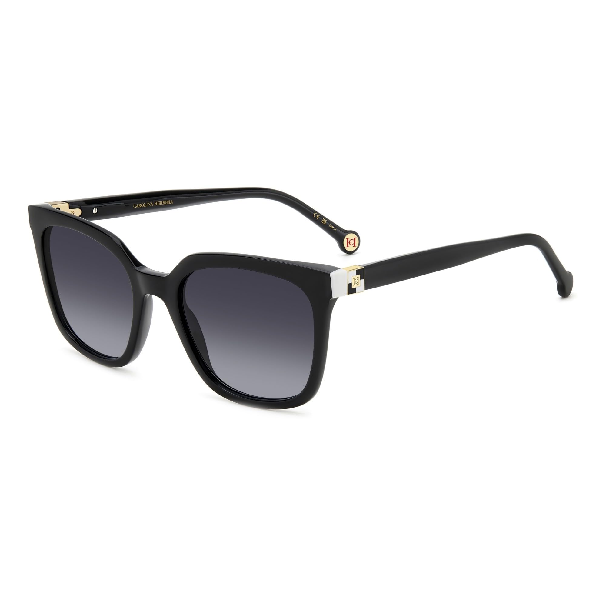 CAROLINA HERRERA Her 0236/​S Gafas de Sol, Black White, 53 para Mujer