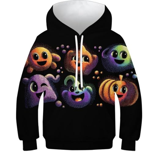 Sweat-shirt fantôme imprimé 3D idéal pour les fêtes d'Halloween de ado