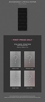 Amazon.com: DREAMUS BLACKPINK BORN PINK 2nd Album Digipack