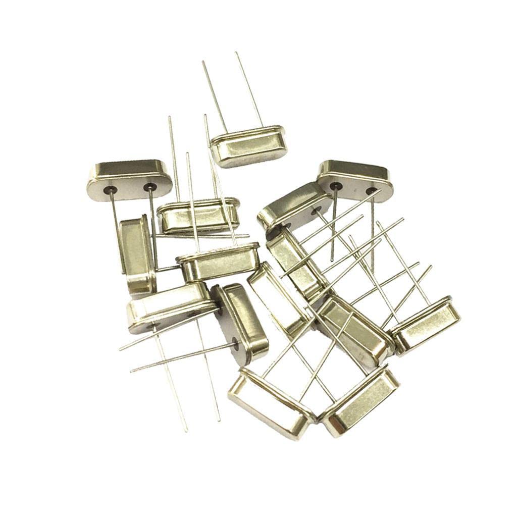 jojomis 15pcs Common Specifications CR-49S Series Crystal Oscillator 4M 6M 8M 10M
