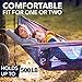 Foxelli Camping Hammock – Ultralight Hammock for Backpacking, Hiking, Festivals, Travel - Easy Setup with Tree-Friendly Ropes & Steel Carabiners, Heavy Duty Parachute Nylon