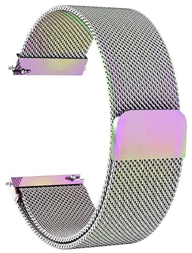 Image of FOLX FMC76 22MM Quick Release Watch Straps Compatible With Noise Caliber / ColorFit Ultra / Ultra 2 / Pro 3 Assist / Buzz / Core / Nav / Nav+, GTR (47mm) / GTR 2E, One Plus (46mm), Samsung Galaxy Watch 3 45mm / Galaxy 46mm / Gear S3 Frontier, Realme S / S Pro / 2 / 2 Pro / 3 / 3 Pro, Watch GT 3 /GT 2 46mm, Honor Magic Watch 2 (46mm) With Lugs / Pins【 👉 Only Watch Bands ⌚ Watch NOT Included 】 (MULTICOLOR, 22MM)