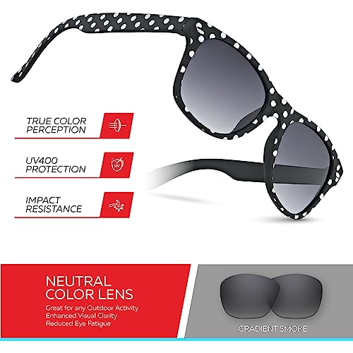 Image of Retro Rewind Kids Sunglasses for Boys Girls Age 3-12 - Shatterproof UV400 Toddler Children Sun Glasses