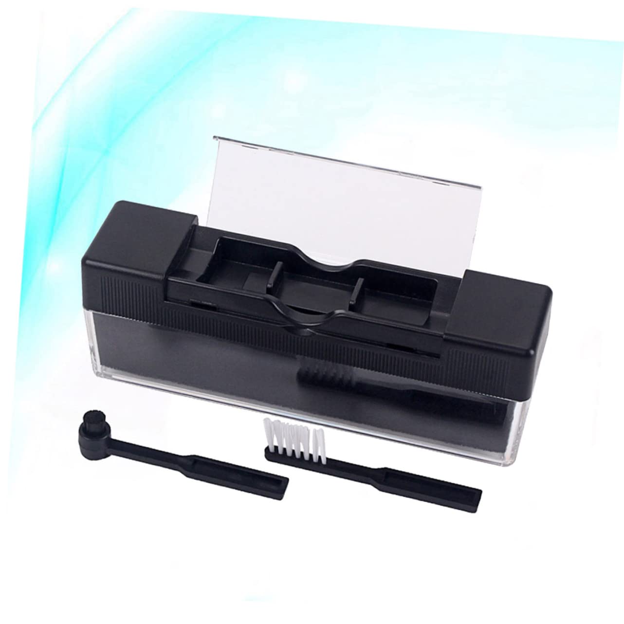 Uonlytech Kit De Limpieza De De Vinilo (3 Juegos) con Cepillo para Tocadiscos Y Eliminador De Polvo Y Huellas Dactilares.