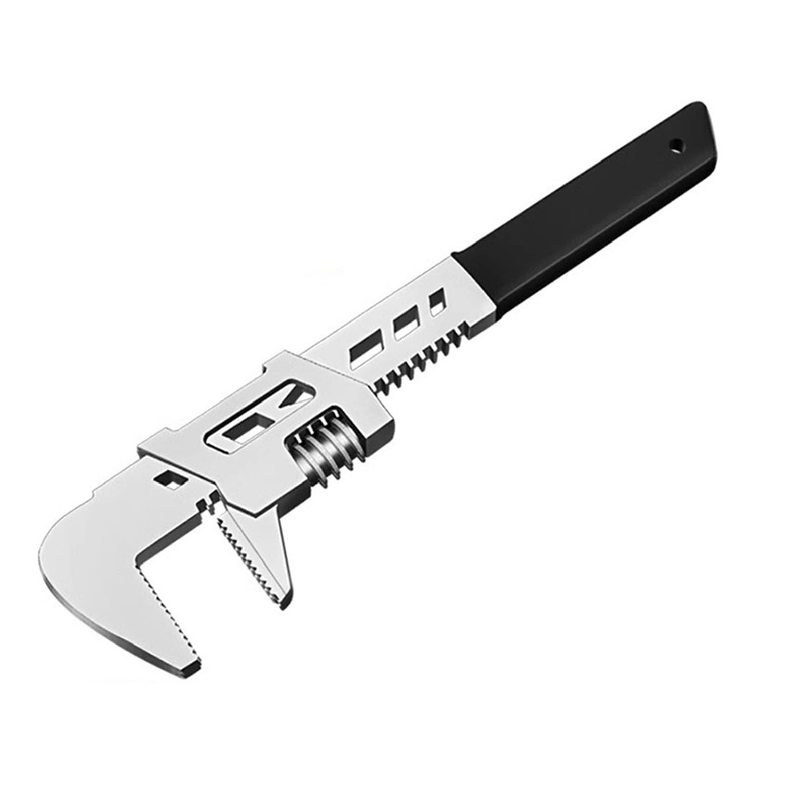 Loytv 15 Inches Large Capacity Adjustable Wrench Spanner With Comfortable Grip Handle Suitable For Tight Space In Auto Home Maintenance Auto Wrench