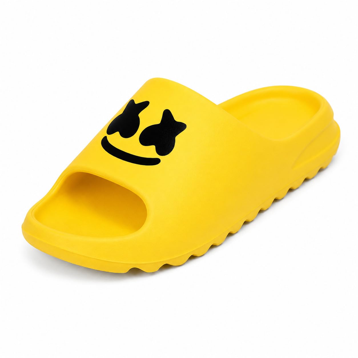 Men's EVA Slippers | Lightweight Soft Cloud Slides | Anti-Slip Bathroom & Home Slippers | Comfortable Quick Dry Casual Slides | White-picture-17