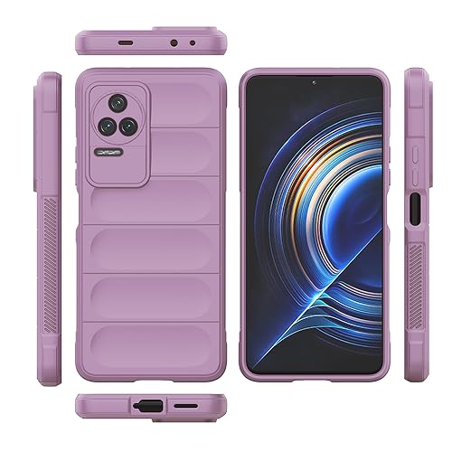 Image of amazon basics Mobile Cover for Mi Redmi K50 5G / K50 Pro 5G | Full Camera Protection | Liquid Silicon Case | Flexible Bumper Case for Mi Redmi K50 5G / K50 Pro 5G (Purple)