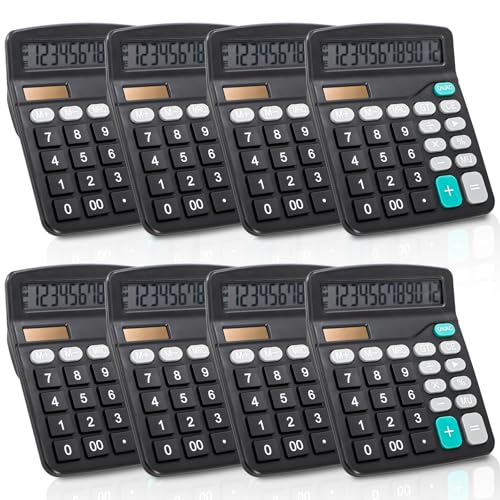 Calculadoras básicas de batería solar Noamus de 12 dígitos para oficinas escuelas y comercios