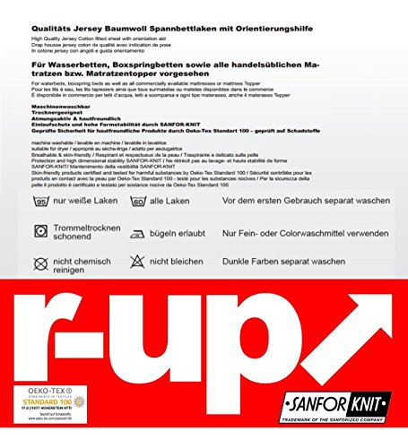 R-up Lenzuolo con angoli elasticizzati 180 x 200