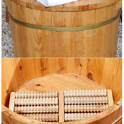 Barril de Madera para Spa de Pies con Tapa miniatura 6