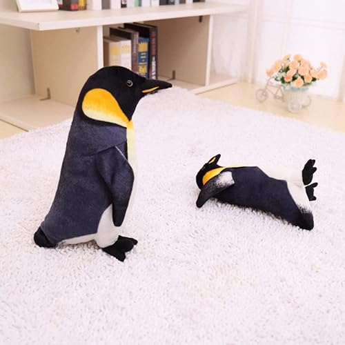 Miniatura 3 de YUZHINUO Juguete de peluche gigante de pingüino gordo y lindo, muñeco de pingüinos de animales para la familia, peluche mullido para regalo infantil