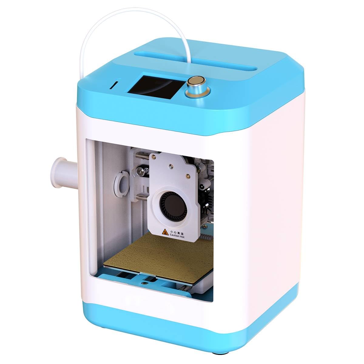 Stampante 3D M1 Mini ad Alta Velocità 250mm/s, Livellamento Automatico 16 Punti, Estrusore Direct Drive Dual Gear, Rilevamento Filamento, Schermo LCD 2,4", Piatto PEI Riscaldato