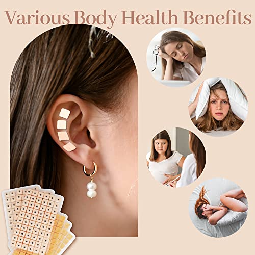 image for tophld 1200Pcs Ear Seeds Acupuncture Kit, Auricular Sticker Kit with E