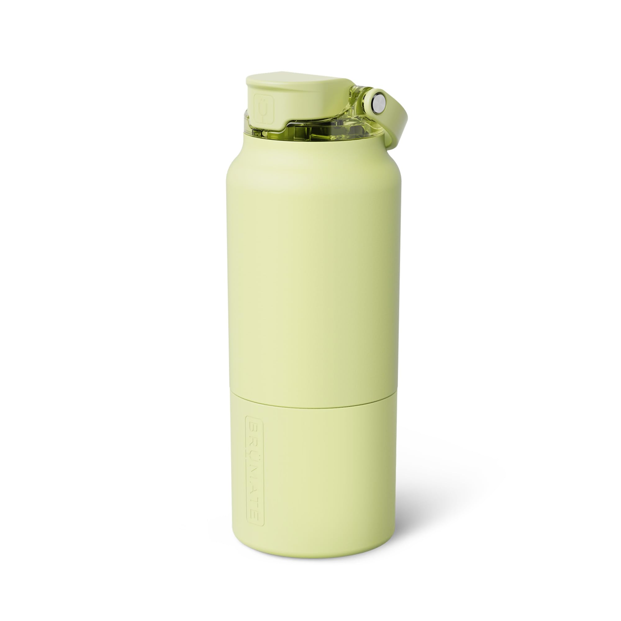 BrüMate Rise - 35 Ounce Water Bottle with Covered Silicone Straw, 100% Leak-Proof Insulated Water Bottle, Soft Silicone Spout | Made of Stainless Steel | 35 Ounces (Tuna)