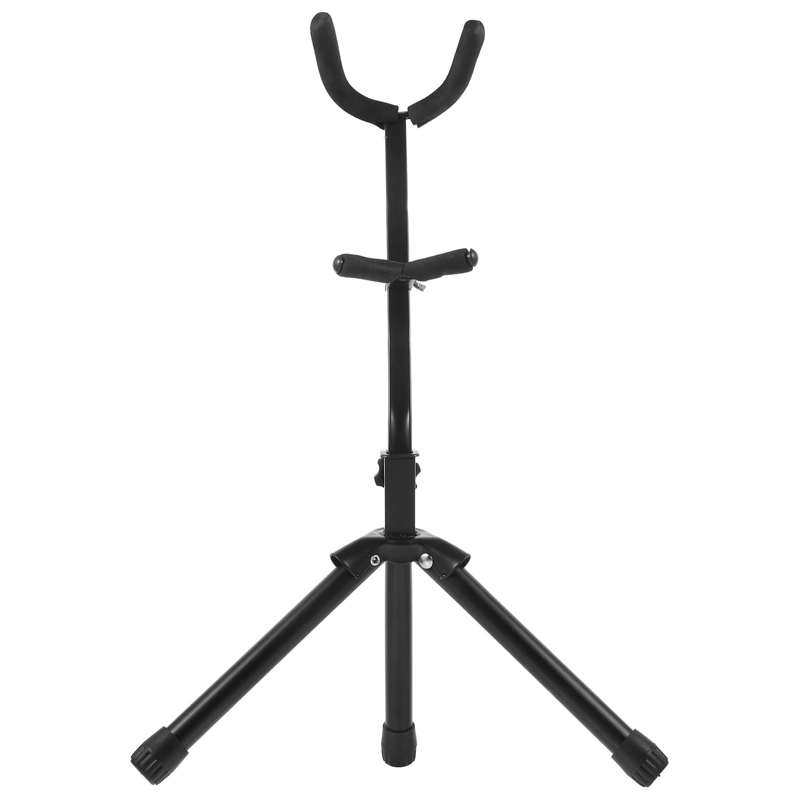 Alasum Saxophone Stand Holder Portable Saxophone Stand Saxophone Display Holder Instrument Accessory Black