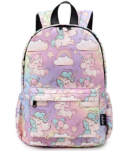 abshoo Little Kids Toddler Backpacks for Preschool Backpack With Chest Strap (Unicorn Rainbow)