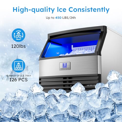 Commercial ice maker machine