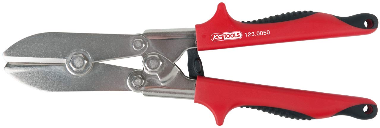 KS Tools 123.0050 Alicate para canalones, recto, 265 mm