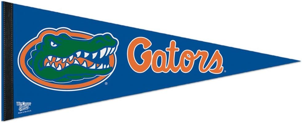 NCAA 58648011 University Of Florida Premium Pennant, 12" X 30"