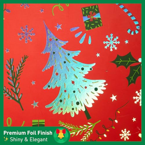 SUNCOLOR 12 Pack 14" Red Large Christmas Gift Boxes With Lids For Clothes Presents - Image 4