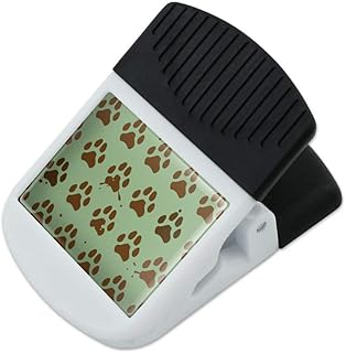 Muddy Dog Paw Print Pattern Refrigerator Fridge Magnet Magnetic Hanging Hook Note Snack Clip