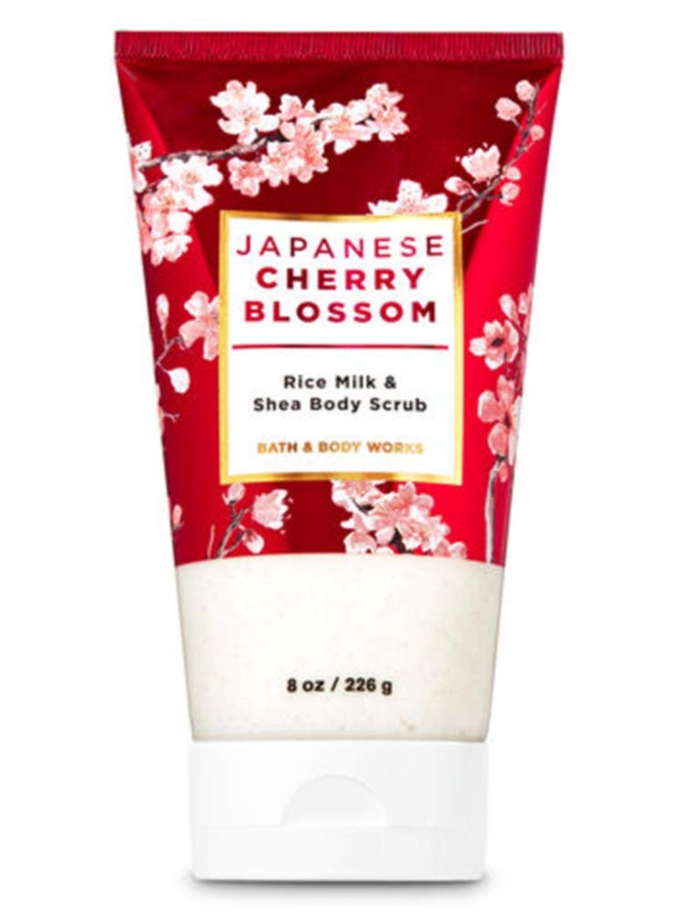 Bath & Body WorksJapanese Cherry Blossom 2020 Edition Rice Milk and Shea Body Scrub (8oz / 236g)