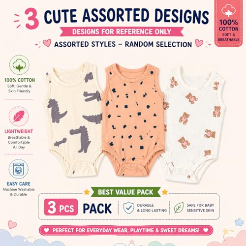 Image of Unisex Baby Footed Sleepsuits | Long Sleeve Footed Sleepsuits | Baby Rompers Cotton Sleeveless| Long Sleeve Bodysuits