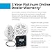 BOSS Audio Systems MCKGB450W.6 6.5 Inch Speakers & Marine Boat Gauge Stereo - Bluetooth Head Unit, No CD DVD Player, AM/FM Radio Receiver, NOAA Weather Band, IPX6 Weatherproof, USB
