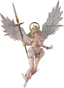 Snail Shell 1/12 Scale RPG-07 Angel Angela Action Figure, Collectible Model with Interchangeable Faces, Wings & Holy Spear, 6.1 Inch for Adults Ages 15+